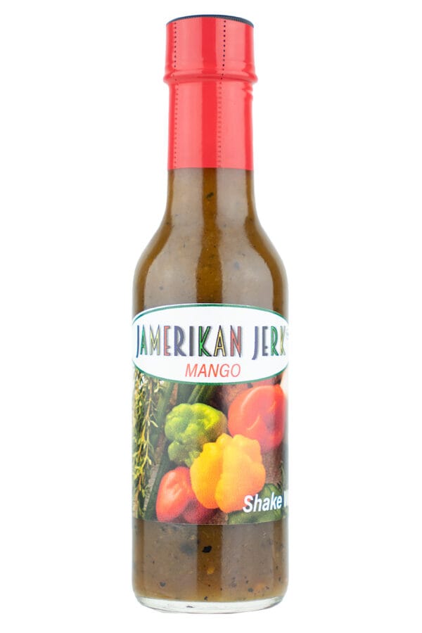 Authentic Jamerikan Jerk sauces - Mango, Pineapple, and Spicy flavors, crafted in Santa Rosa for the perfect Jamaican culinary experience.